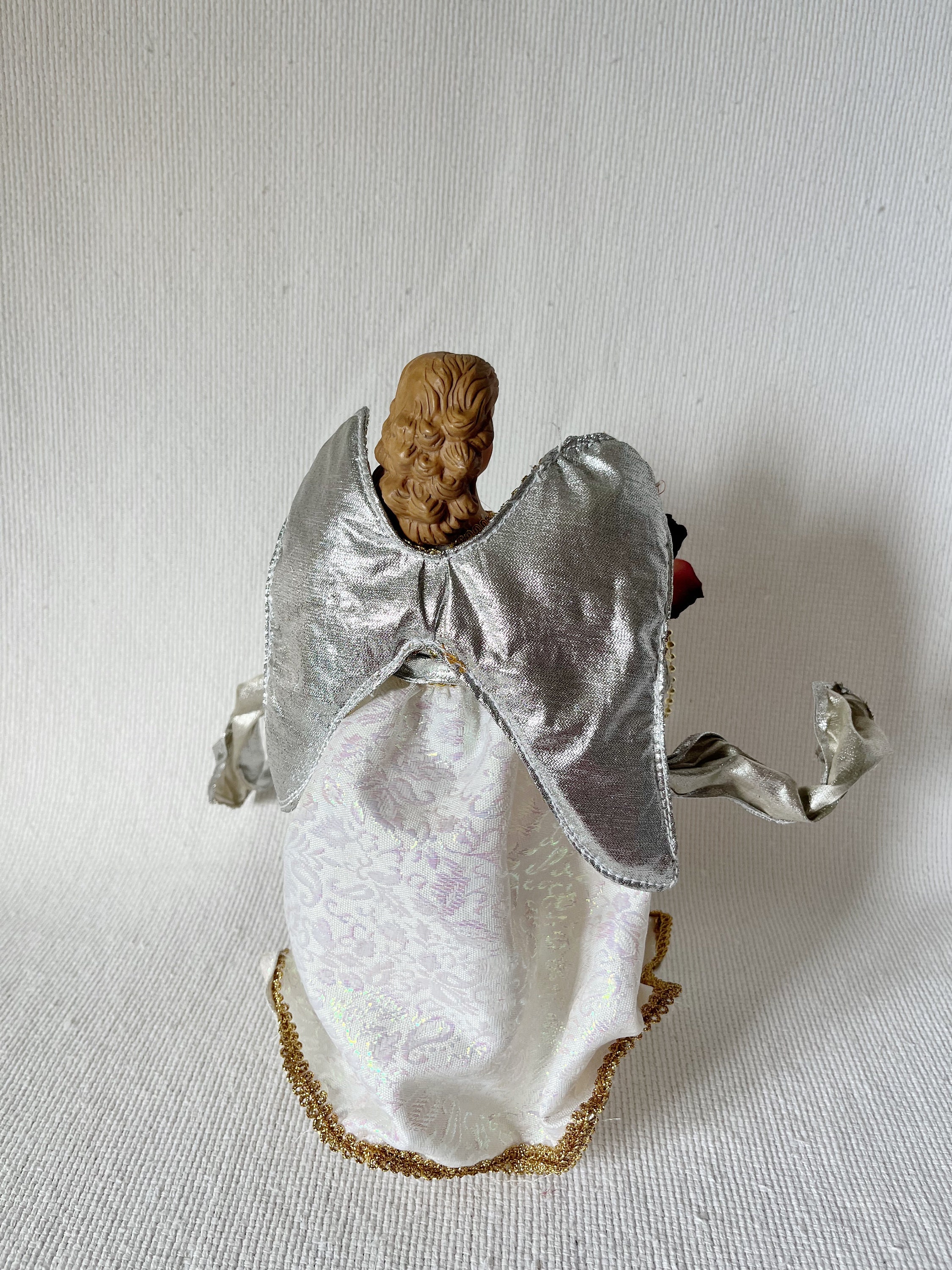 ヴィンテージ サンタの工房 クリスマスエンジェルツリートッパー