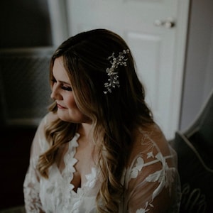Bridal Lace Robe | Bachelorette Gift | Bridal Party Robe | Bridal Party Gift | Destination Beach Wedding Robes (White Bridal Robe)