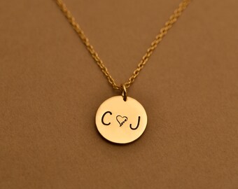 Personalized Initial Necklace, Custom Letter Pendant, Dainty Gold Jewelry, Gift for Women, Bridesmaid, Minimalist Everyday Necklace, GS0099