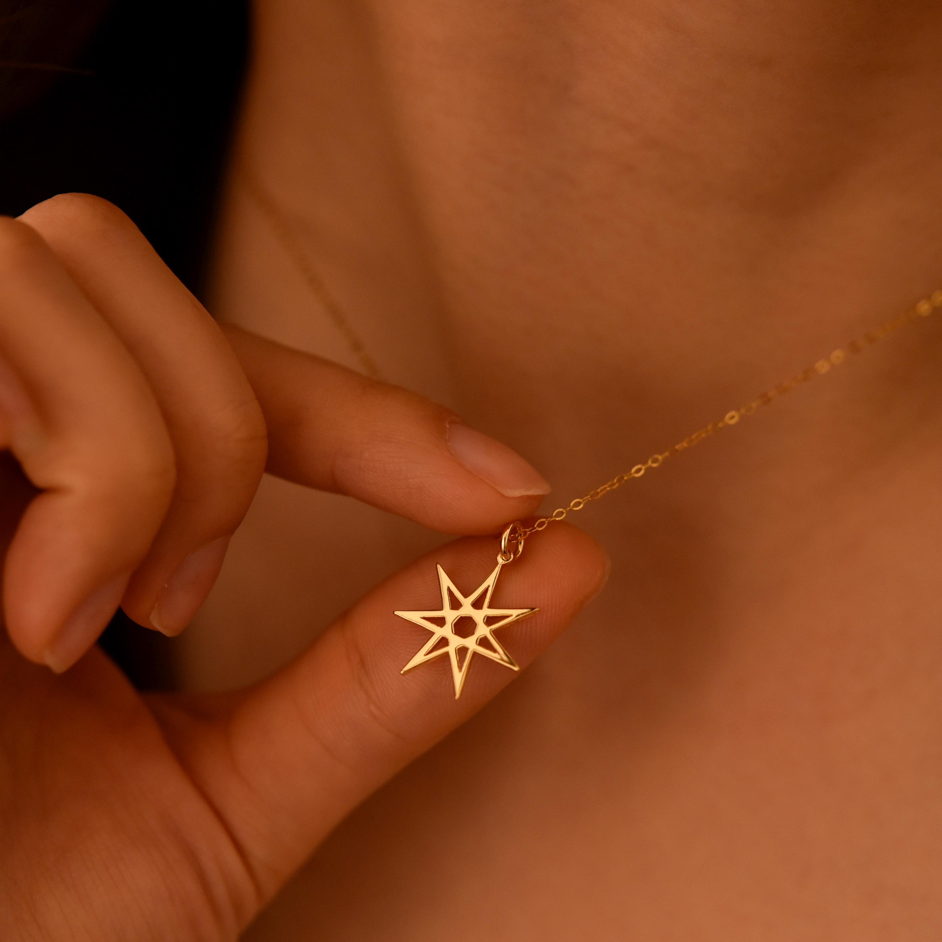 Shooting Star Necklace - Etsy