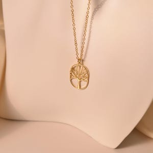 Tree of Life Necklace, Family Tree Necklace, Dainty Everyday Necklace, Best Friend Gift, Wedding Gifts, Valentine&#39;s Day Gift, GS0023