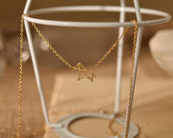 Horse Necklace, Horse Charm, Animal Jewelry, Origami Necklace, Horse Lover Gift, Gift for Daughter, Gifts for Mom, GS0068