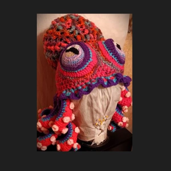 Sombrero Slouchy de Pulpo/Kraken o personalizado