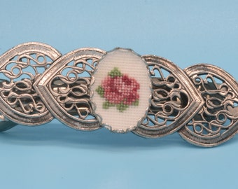 Rose Hair Slide by Elizabeth ~R~ Anderson