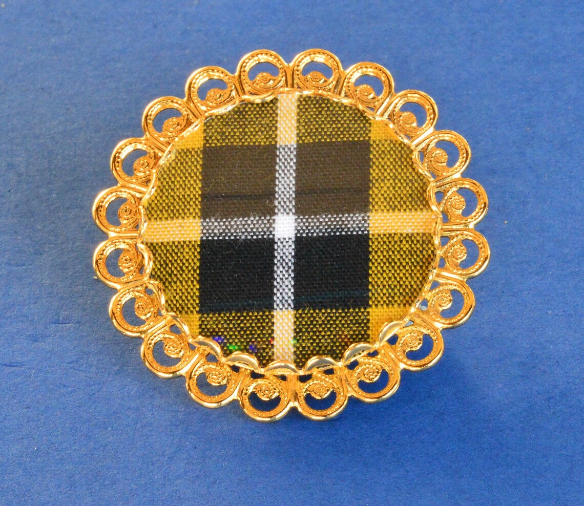 Cornish Tartan Brooch by Elizabethranderson Miniature Etsy