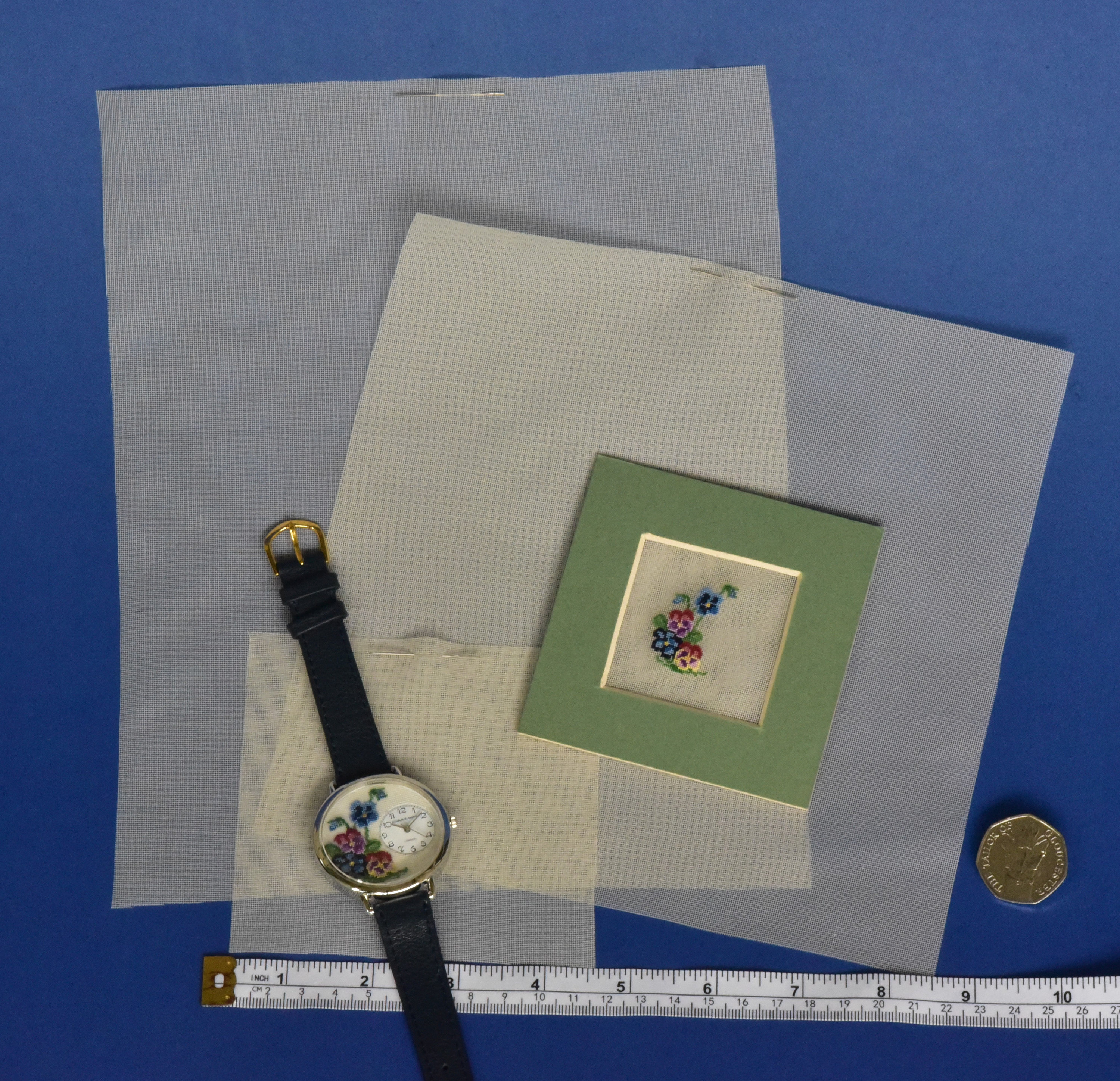 SILK GAUZE 40HPI 1/4 Yard 100 Silk Gauze for Petit Point Etsy Canada