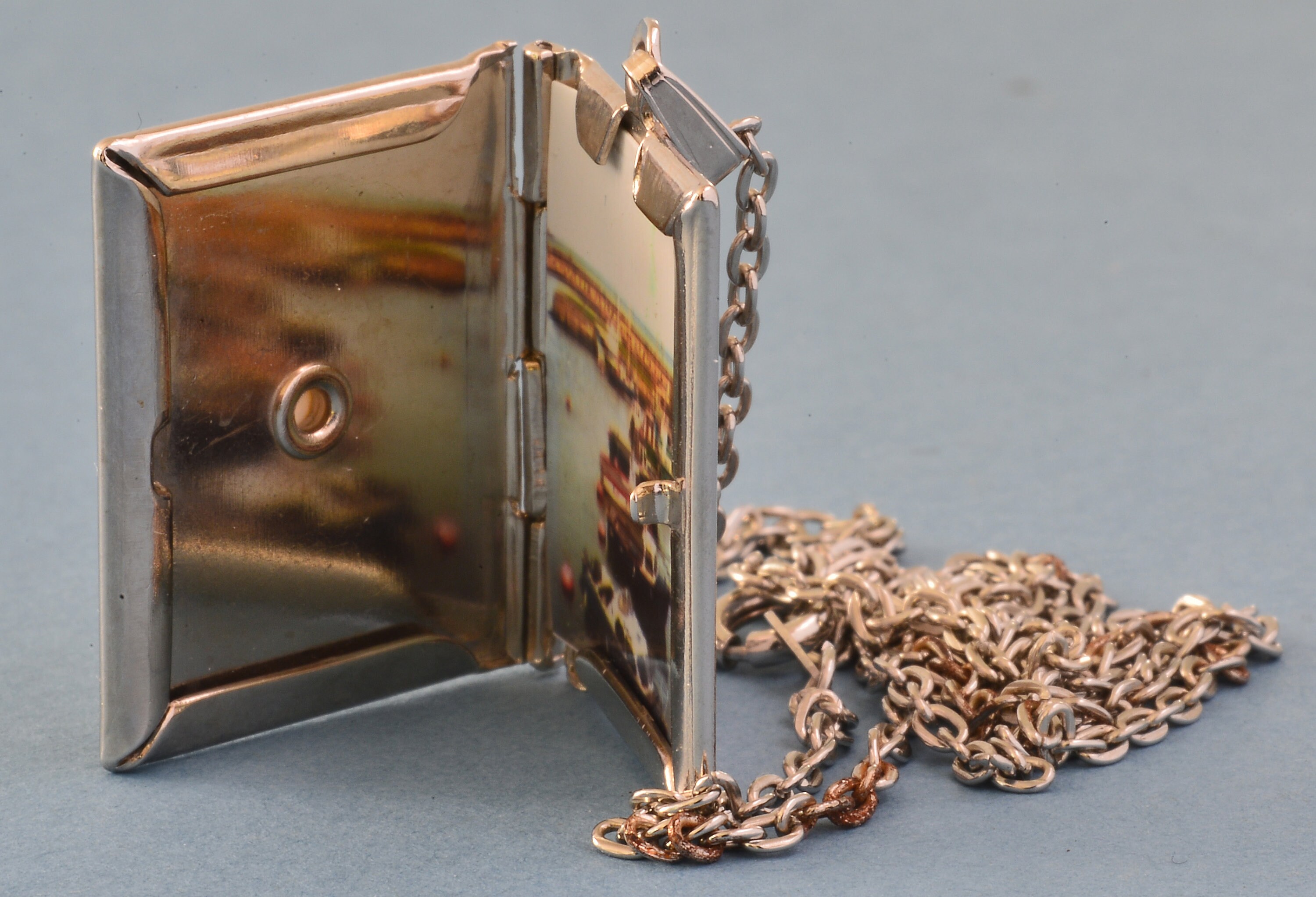 Cloth Locket Vintage Liberty Fabric Photograph Book Locket by Elizabeth ~R~ Anderson ...