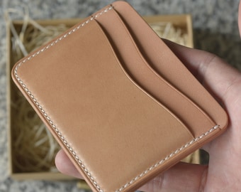 IN STOCK Horween Shell Cordovan Leather Card Holder Front Pocket