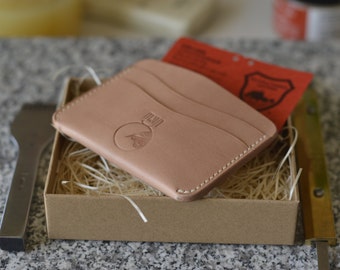 hand made japan tochigi leather wallet with silver studs for birthday gift