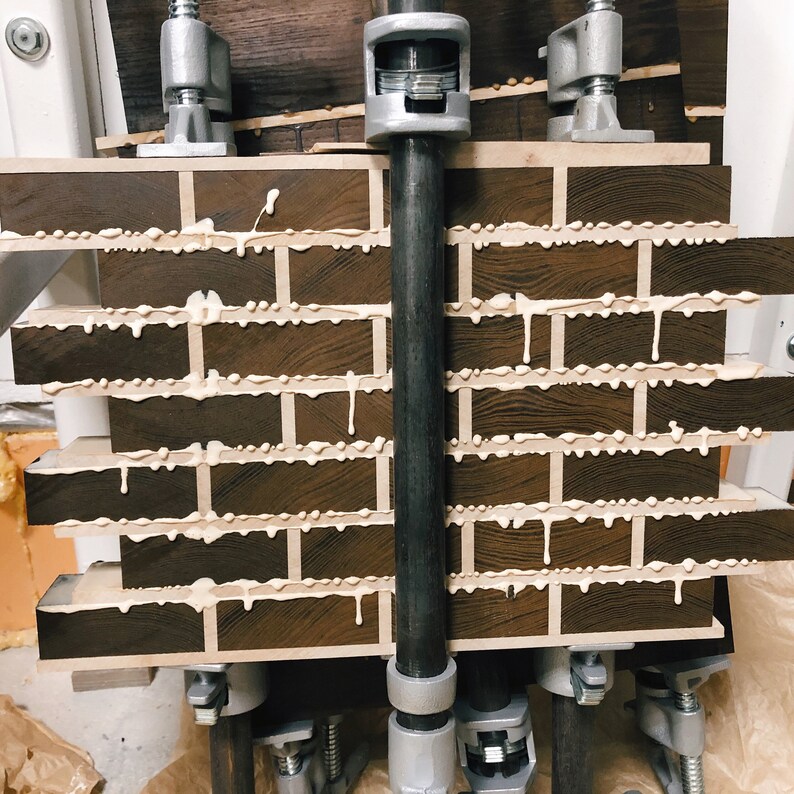 End Grain Cutting Board Brick Pattern Etsy