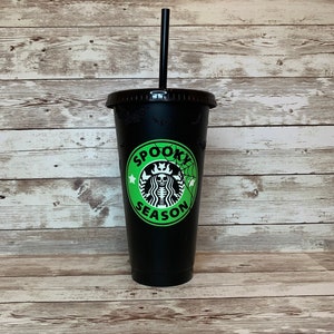 Bat Print Spooky Cold Cup / Halloween Personalized Tumbler / Best Friend Gift / Halloween Lover / Spooky Season Hot Cup / Glow in Dark Cup /