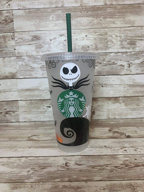 Starbucks Venti Reusable Cold Cup / Nightmare Before Christmas | Etsy