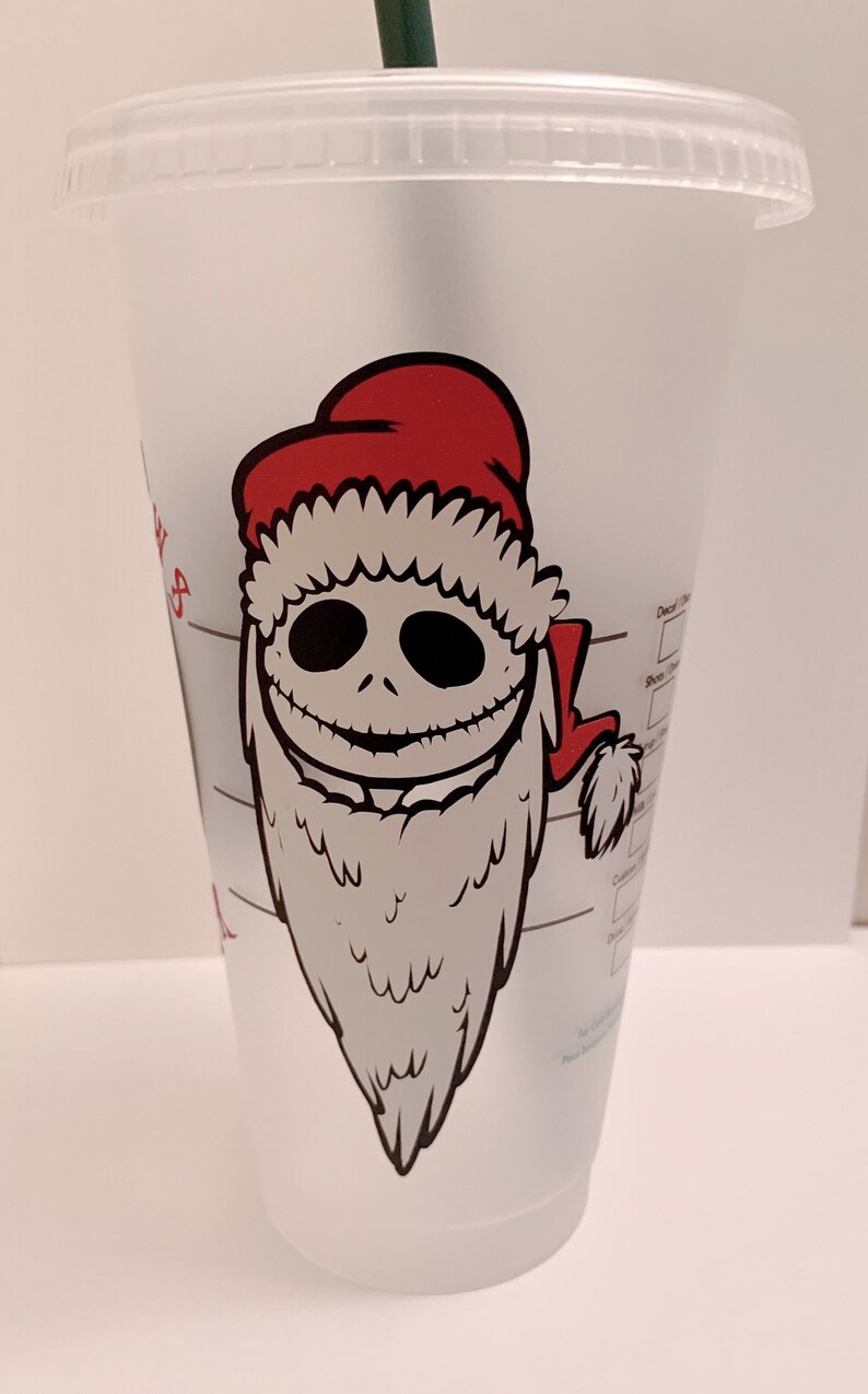 Nightmare Before Christmas / Starbucks Tumbler / Venti Cold  Etsy