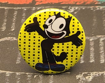 Felix the Cat 1.5" Pinback Button Badge or Magnet, Animation, Cartoons, Silent Films, Vintage Cartoons