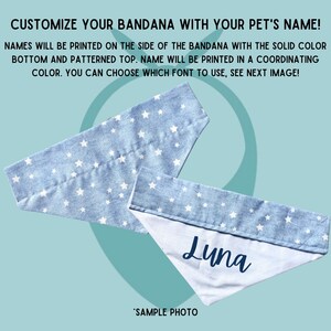 Christmas lights print Slip-on the collar dog bandana, cat bandana, holiday, winter, x-mas, xmas image 4