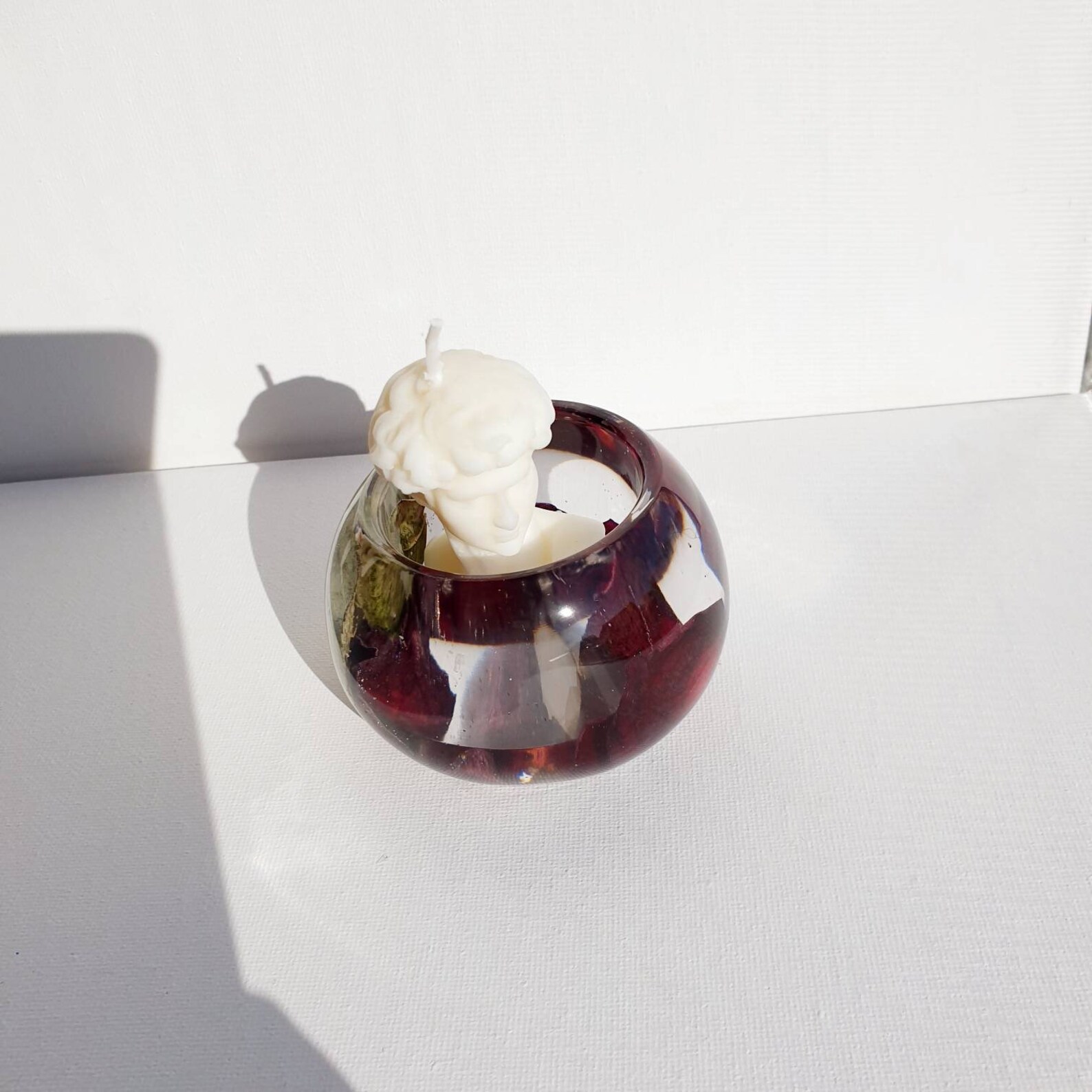 Flower Petal Resin Candle Holder Small Vase Home Decor Etsy UK