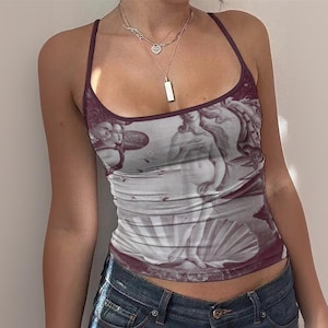 Birth of Venus Spaghetti Strap Tank Top