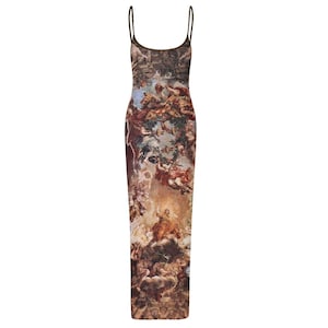 slip dress with mesh top Mesh Dress Slip Dress With Top Underneath Shapewear Slip Dress Mesh Top Waist Control Butt Lift