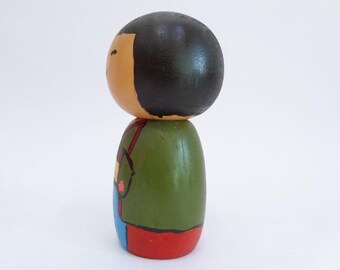 こけし ヴィンテージ 手作り 木製人形 日本の芸術品 コレクターズ