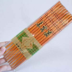 4759# 日本製箸セット 5 (合計 10 本)、手作り輪島塗木製箸