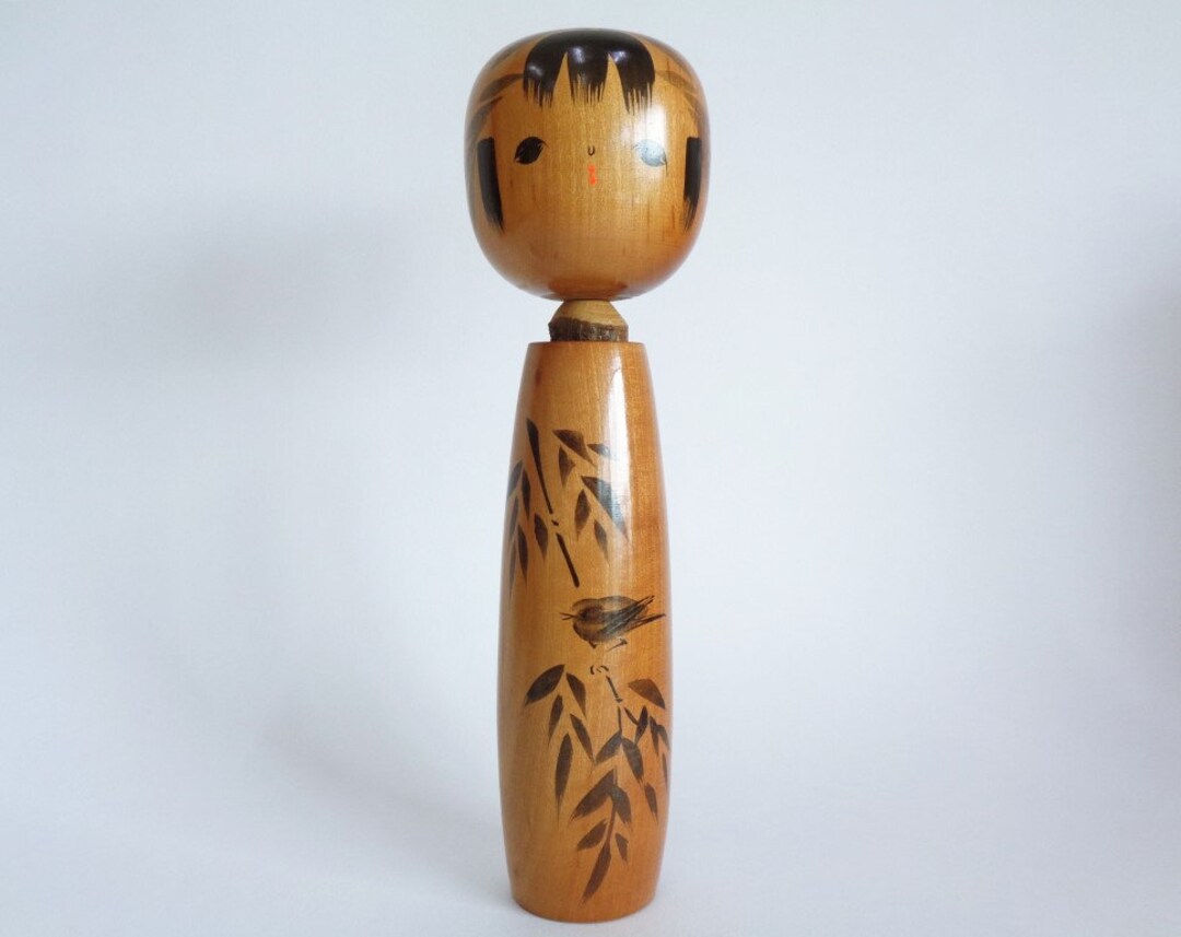 田村昇サイン入りこけし：日本の創作木製芸術 - Etsy 日本
