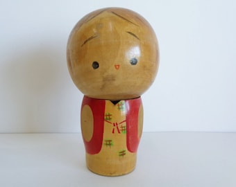 Kokeshi Doll Japanese Vintage Creative by Awarded Master Miyajima