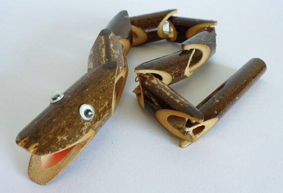 E5 Snake Bamboo Folk toy Japanese Folk 