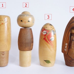 Kokeshi Doll, Creative Kokeshi, VTG. Japanese Artistic
