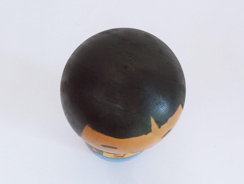 ヴィンテージの手作り木製こけし人形 - 日本のアートコレクション