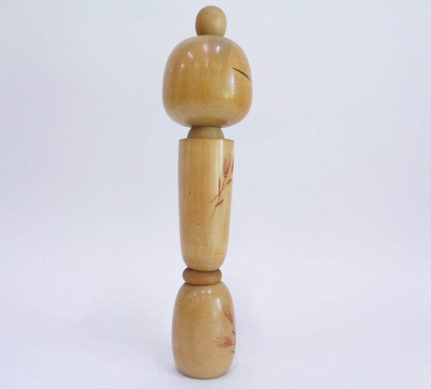 こけし　ヴィンテージ　岸貞男作 岸貞雄作こけし、背の高い創作こけし、ヴィンテージ品。日本の