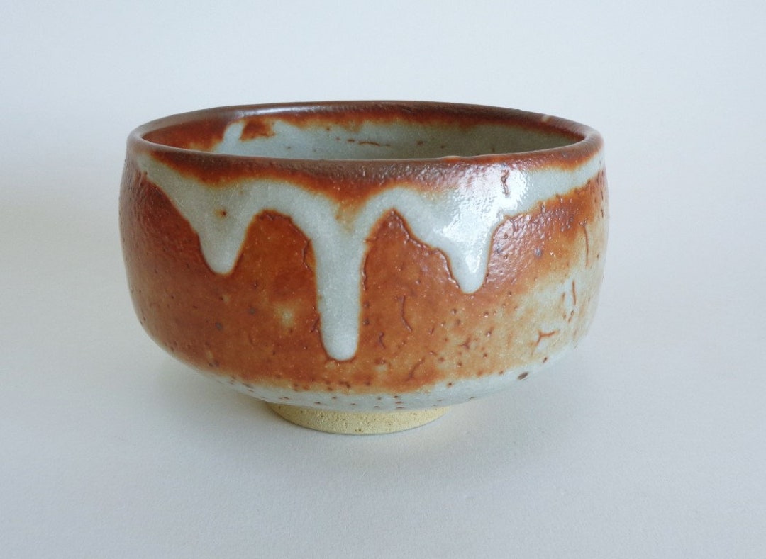 Vintage Japanese Shino Pottery Chawan Matcha Tea Bowl - Etsy