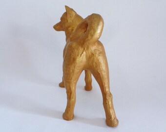 鋳鉄製柴犬置物：日本の犬の置物 - Etsy 日本