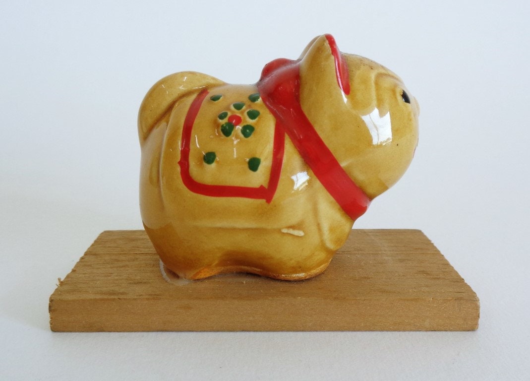 ヴィンテージ犬張子陶器犬像日本の民芸品幸運のお守り - Etsy 日本