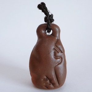 Vintage Japanese Studio Art Pottery Dorei Bell #3695