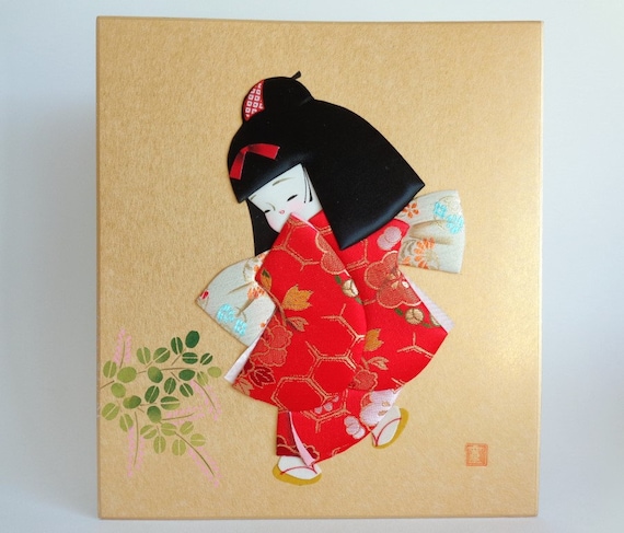 RESERVED 2353# Oshie - Kurumie Art Craft # Japanese Traditional