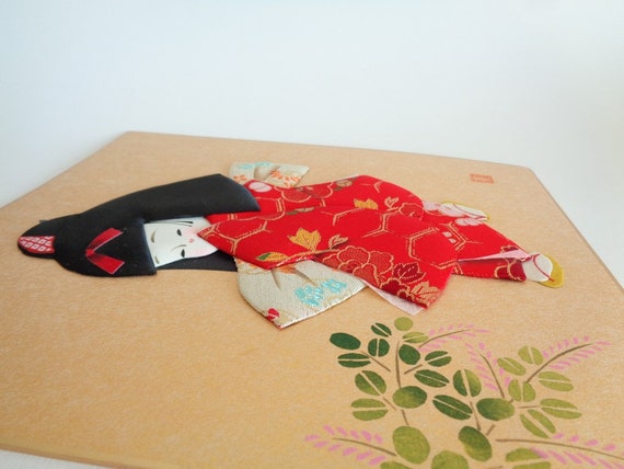 RESERVED 2353# Oshie - Kurumie Art Craft # Japanese Traditional