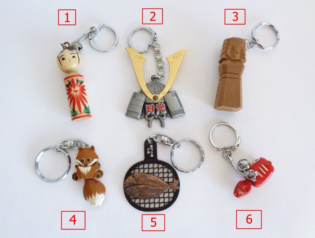 SMONKEY キーホルダー Hitoshi Okamoto 2014 Japanese Keychain Good Luck Charm, Choose #SM1 - Etsy
