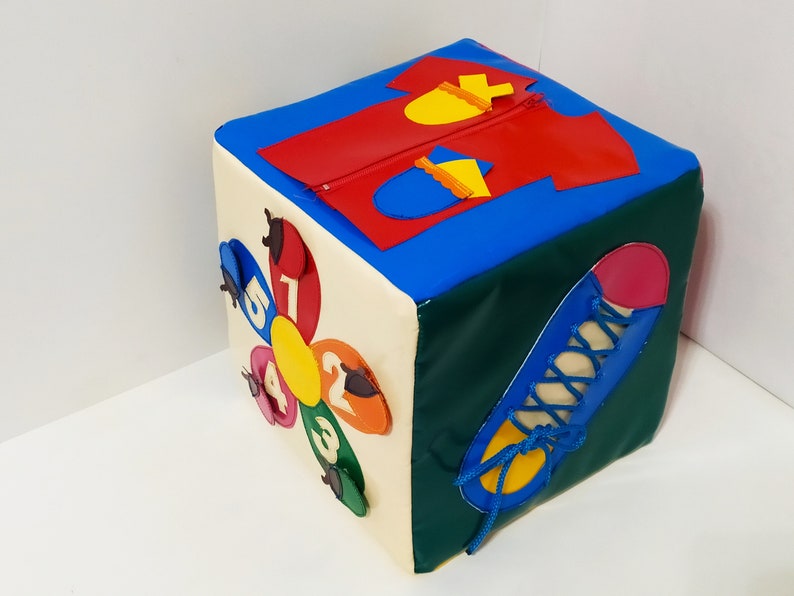Quiet cube Developing toy Buzy cube Sensory cube Activity Etsy
