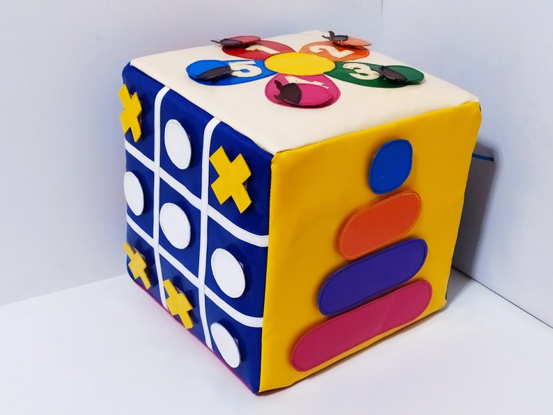 Quiet cube Developing toy Buzy cube Sensory cube Activity Etsy