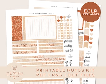 Erin Condren Planner Stickers, Notes & Dashboard Pages (Digital Download)