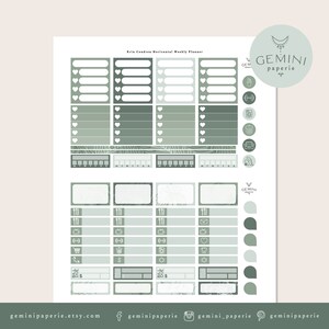 Printable Weekly Planner Stickers for Erin Condren Horizontal Life ...