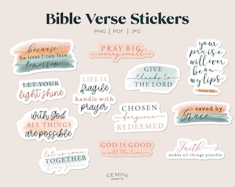 Bible Verse Sticker Bundle Religious Quote Stickers - Etsy Canada Bible Verse Sticker Bundle Religious Quote Stickers - Etsy Canada