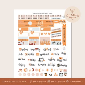 Erin Condren 2021 Horizontal Printable Planner Stickers, Weekly Kit for ...