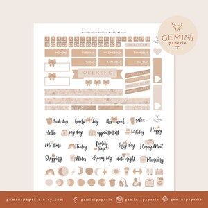 Printable Weekly Planner Stickers for Erin Condren 2021, Weekly Planner ...