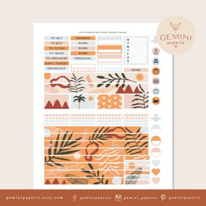 Erin Condren 2021 Horizontal Printable Planner Stickers, Weekly Kit for ...