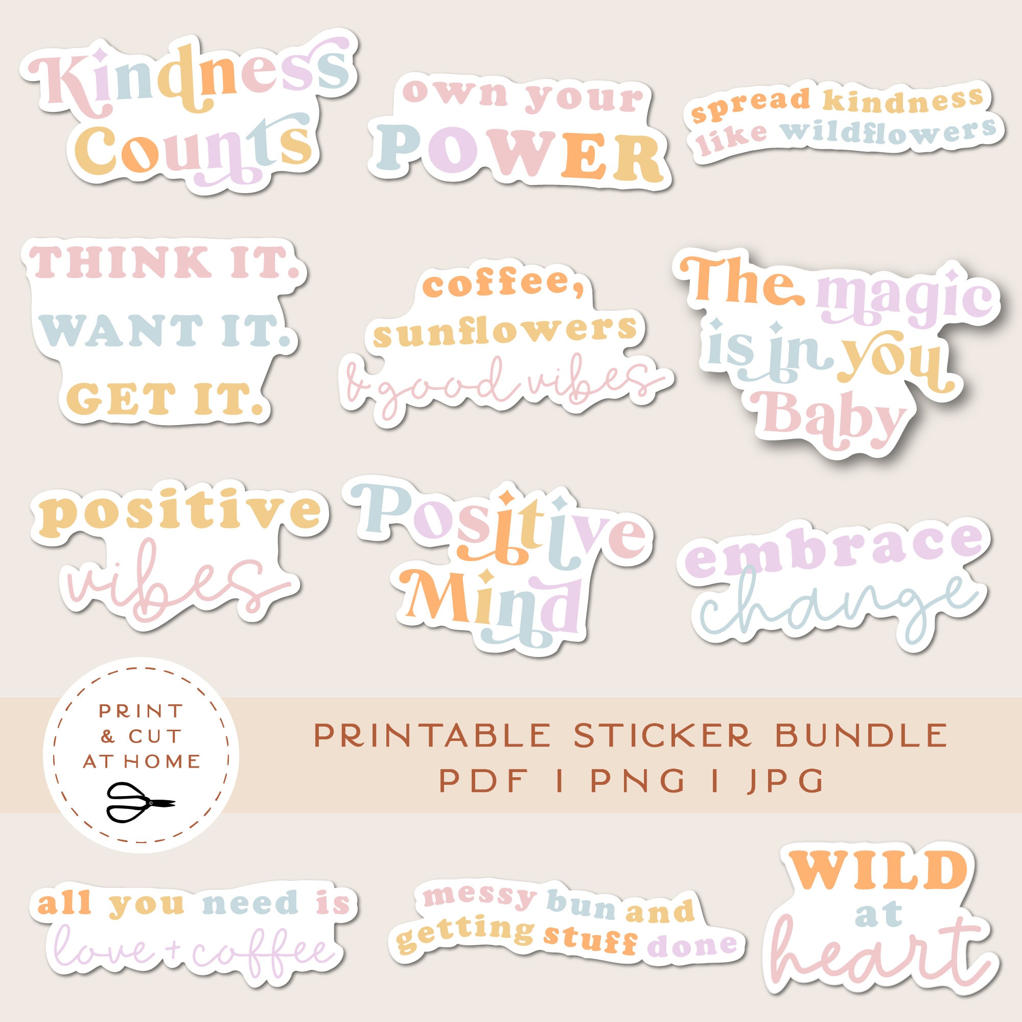 Baby Girl Stickers, New Baby Printable Bullet Journal Stickers, ITS A GIRL  Png for Craft Projects, Scrapbooking 