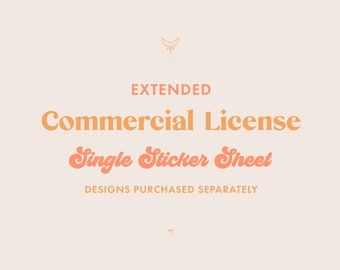 Extended Commercial License for a Single Sticker Design