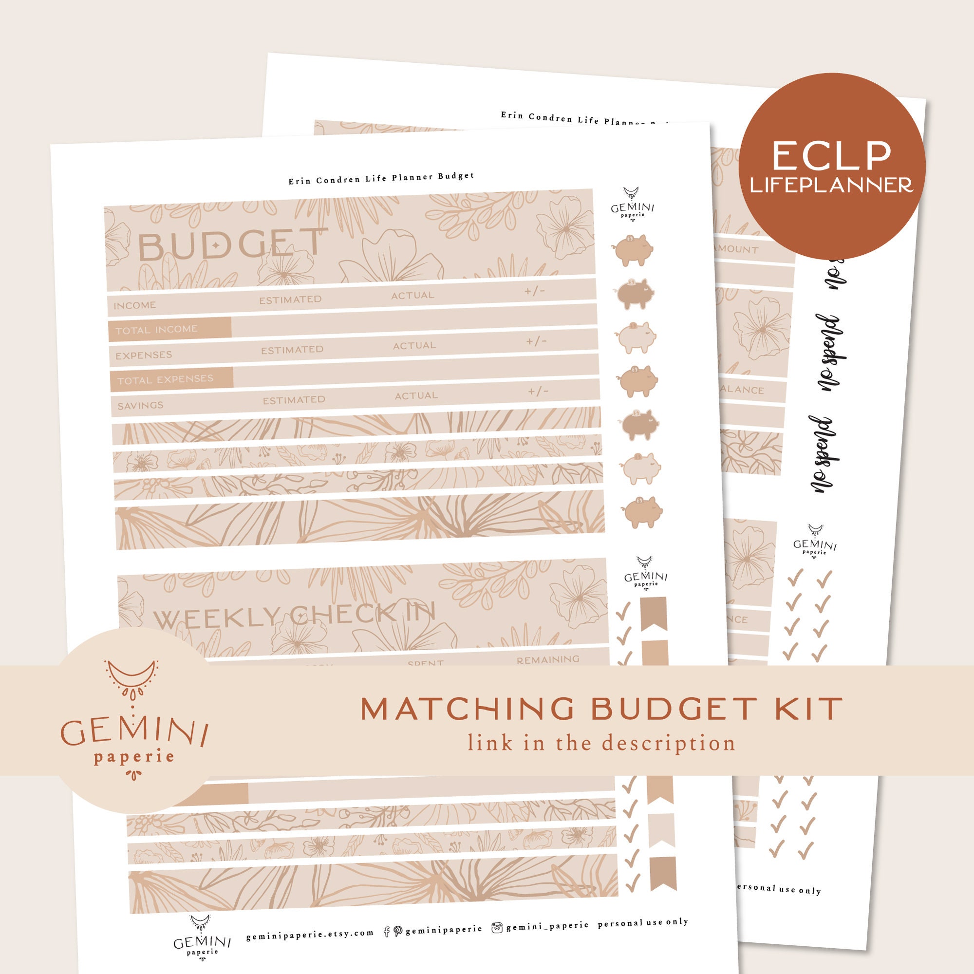 Printable March Planner Stickers March Monthly Kit for Erin - Etsy