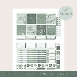Printable Weekly Planner Stickers for Erin Condren Horizontal Life ...