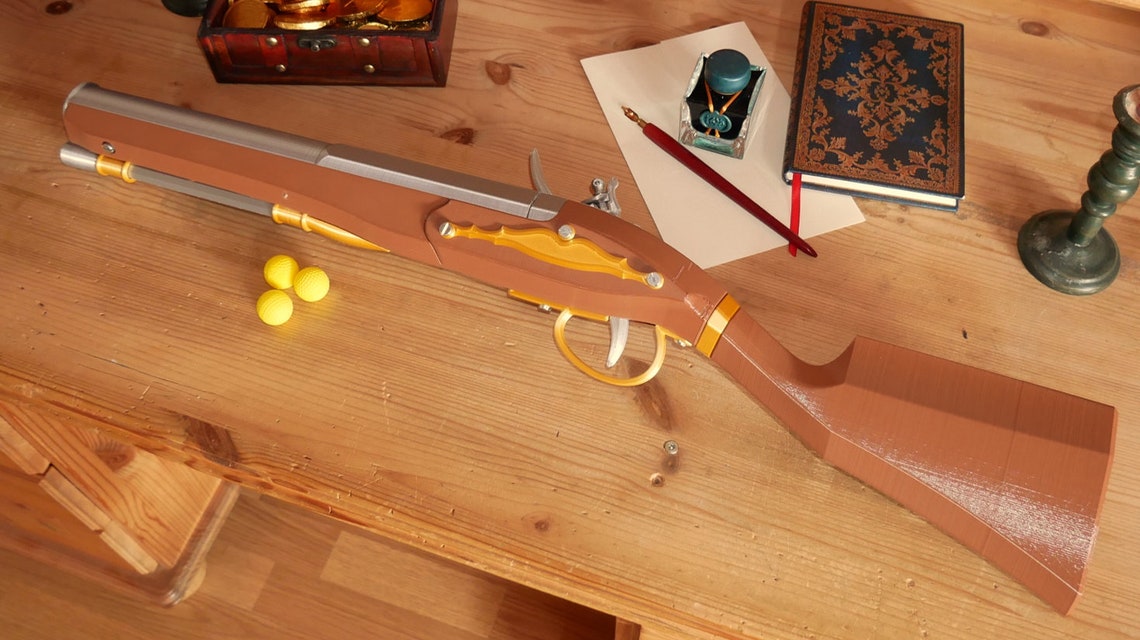Flintlock carbine Musket Nerf Larp Carny Rex Etsy Ireland
